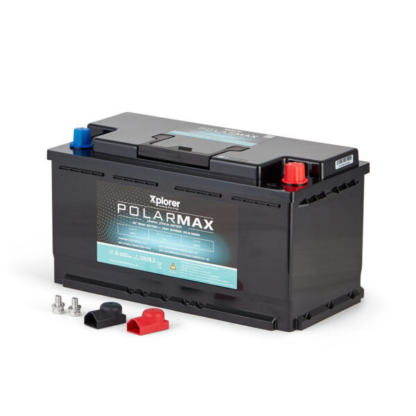 12v Xplorer Low Height Polarmax 100AH Low Temp Lithium Battery with BT  (see info to get discount code)
